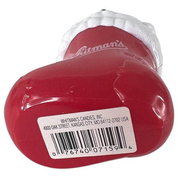 3 Whitmans Peanuts Snoopy Christmas Stocking Figurines Candy Holders Red Green - Picture 9 of 13